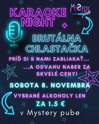 Chcete si zresetovať hlavu? Tak u nás máte skvelú príležitosť. V sobotu, 8. novembra, si totiž dáme Brutálnu chlastačku...