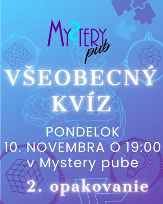 Na november sme si pre vás pripravili ešte aj druhý termín toho istého Všeobecného kvízu. Pripravili sme pre vás ďalší...