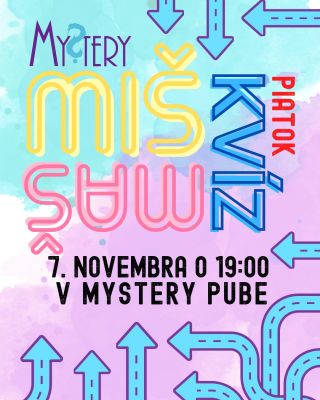 Na november sme si pre vás opäť pripravili až tri termíny toho isté Miš-Maš kvízu, ktorý máte od nás úplne zdarma!...