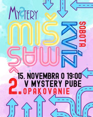 Na november sme si pre vás opäť pripravili ešte dva termíny toho isté Miš-Maš kvízu, ktorý máte od nás úplne zdarma!...